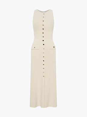 Robe élégante beige brise