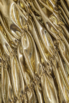 Robe de gala dorée étincelle