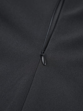 Robe longue plissée moderne allure