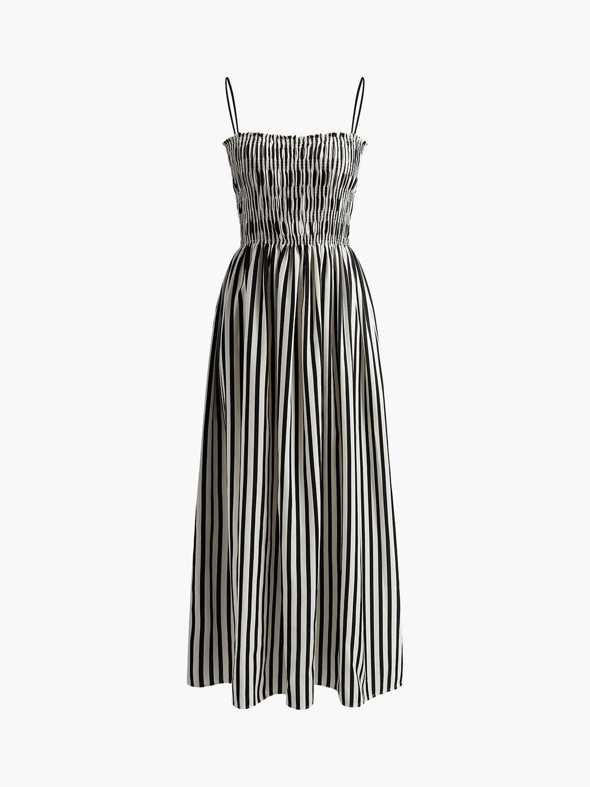 Robe maxi rayée élégante douceur