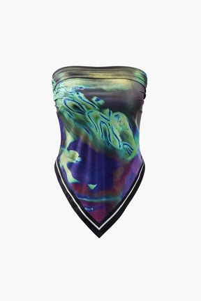 Détail des nœuds sur robe longue - Délicatesse