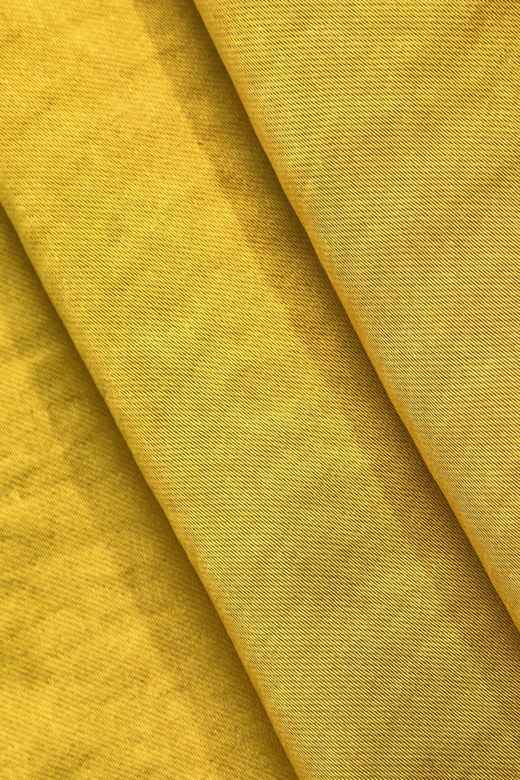 Robe longue satinée jaune col bateau - Lune