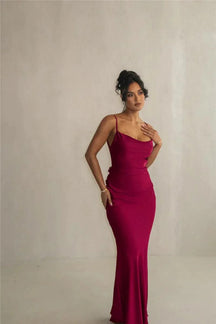 Robe longue cérémonie perle