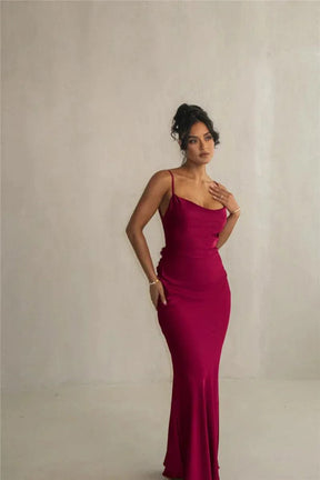 Robe longue cérémonie perle