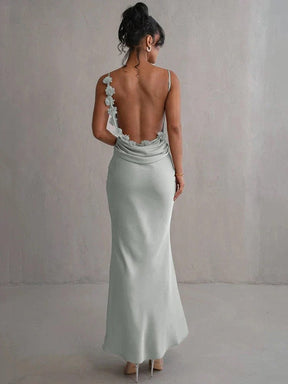Robe longue soirée arc