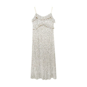 Robe maxi scintillante soleil
