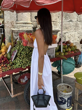 Robe d'été blanche légère douceur