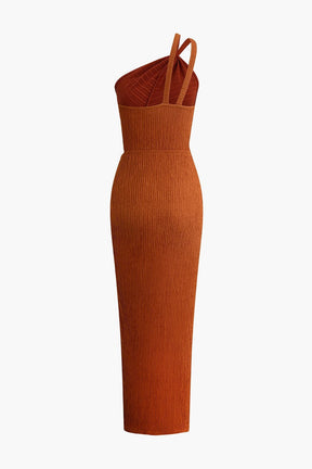 Robe longue moulante sophistication