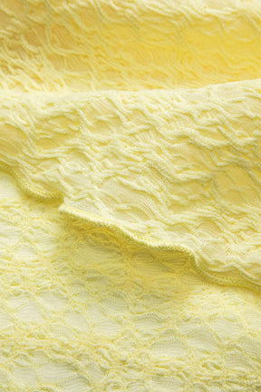 Robe longue texturée dos nu détail tissu nuage