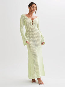 Robe longue dos nu volupté