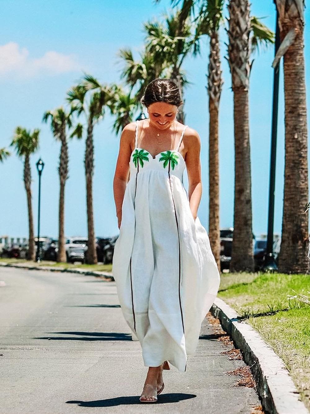 Robe d'été Palm Oasis brise
