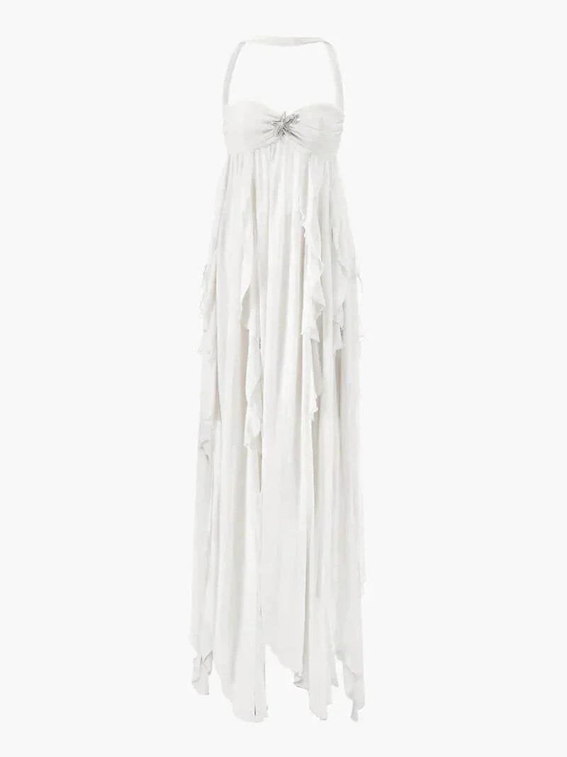 Robe longue sophistiquée lune