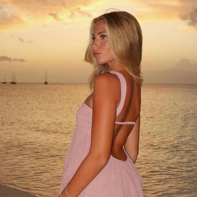 Robe volants romantique brise