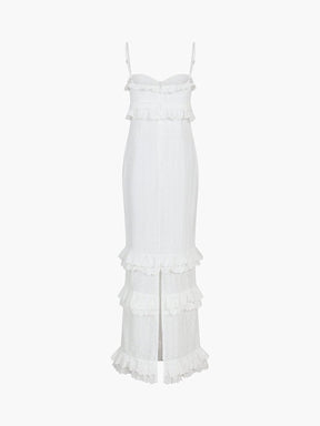Robe maxi blanche été légèreté