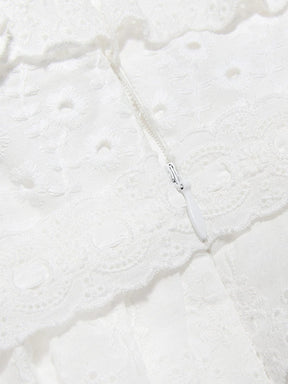 Robe longue blanche élégante rêve