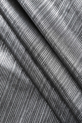 Robe midi métallisée vue complète radieux