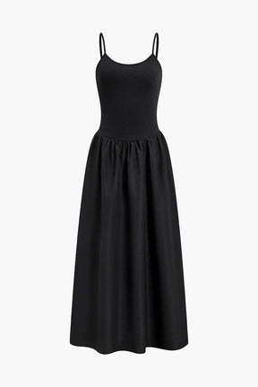 Robe midi évasée vue de dos soleil