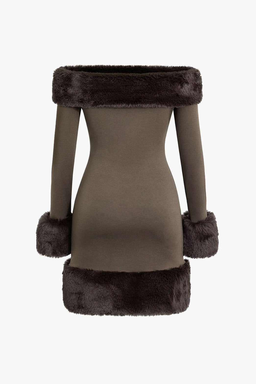 Robe midi noire vue côté radieux