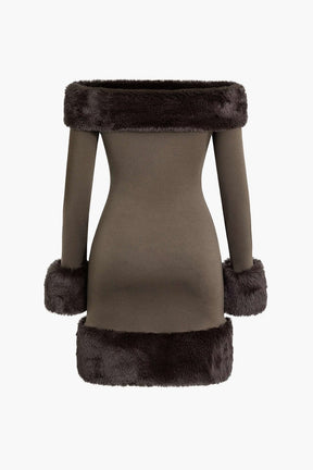 Robe midi noire vue côté radieux