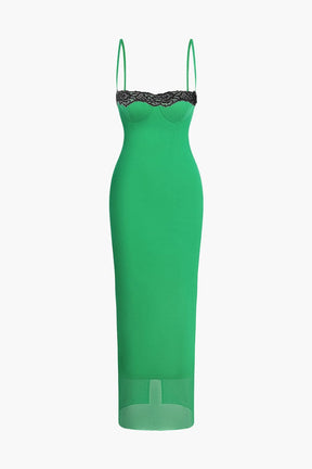 Robe midi orange vue détaillée cristal