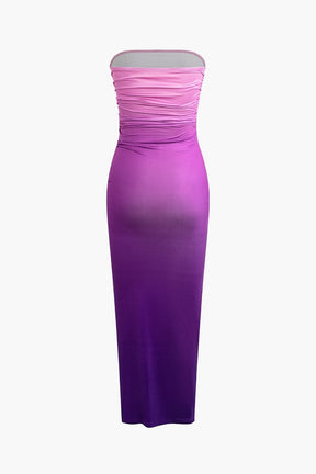 Robe midi moulante drapée étoile