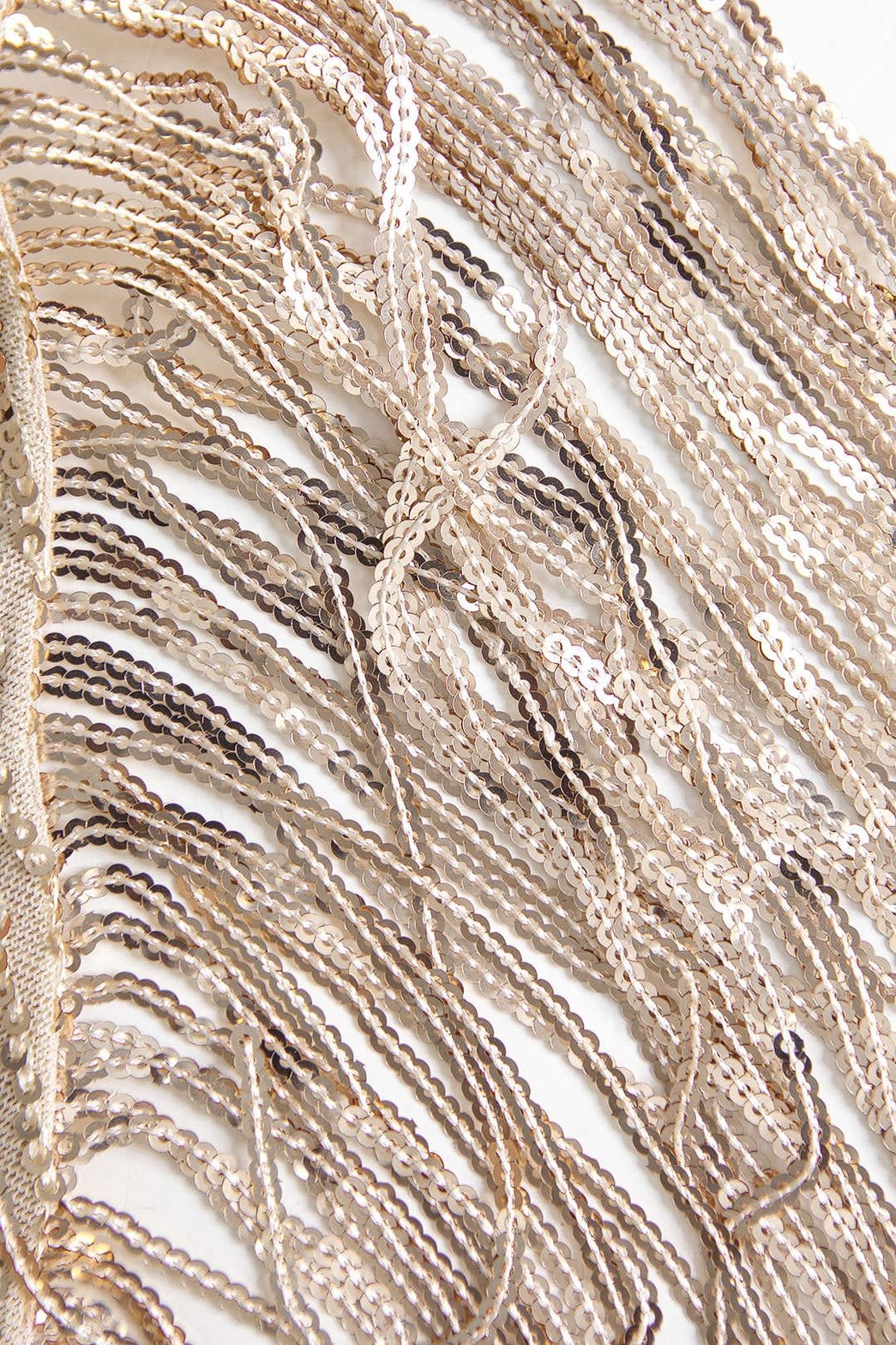 Robe longue dos-nu ajustée crystal