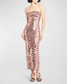 Robe midi élégante vue détaillée jade