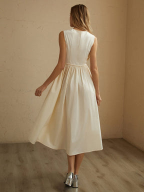 Robe midi élégante vue complète liberté