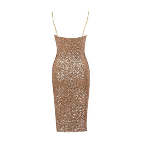 Robe midi texture détaillée soleil