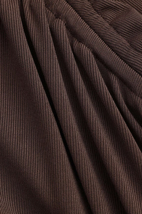 Robe mini ajustée métallisée vue de côté étoile