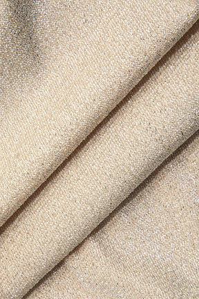 Mini robe ajustée col montant beige lune