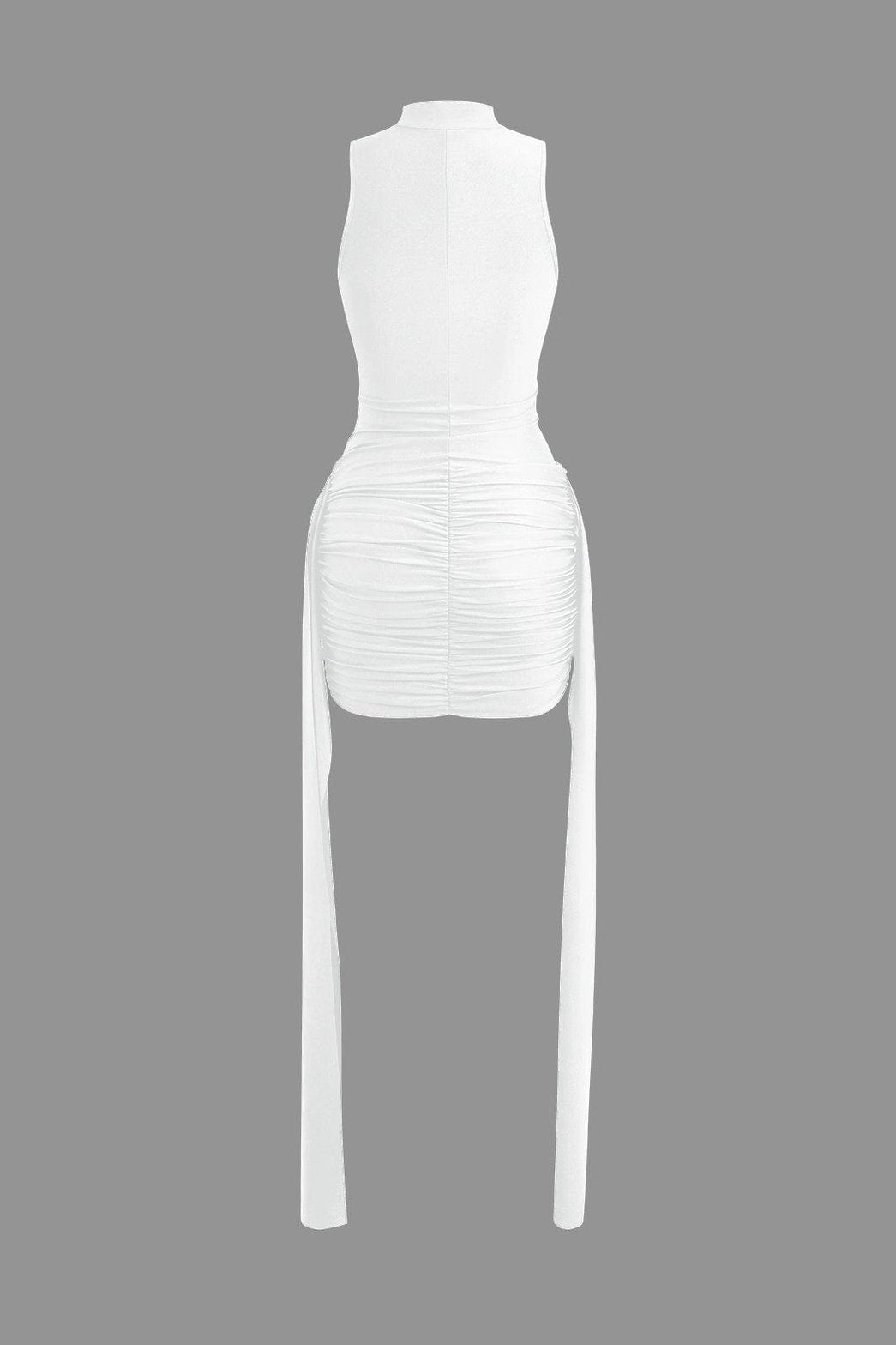 Détail finitions robe moulante classe