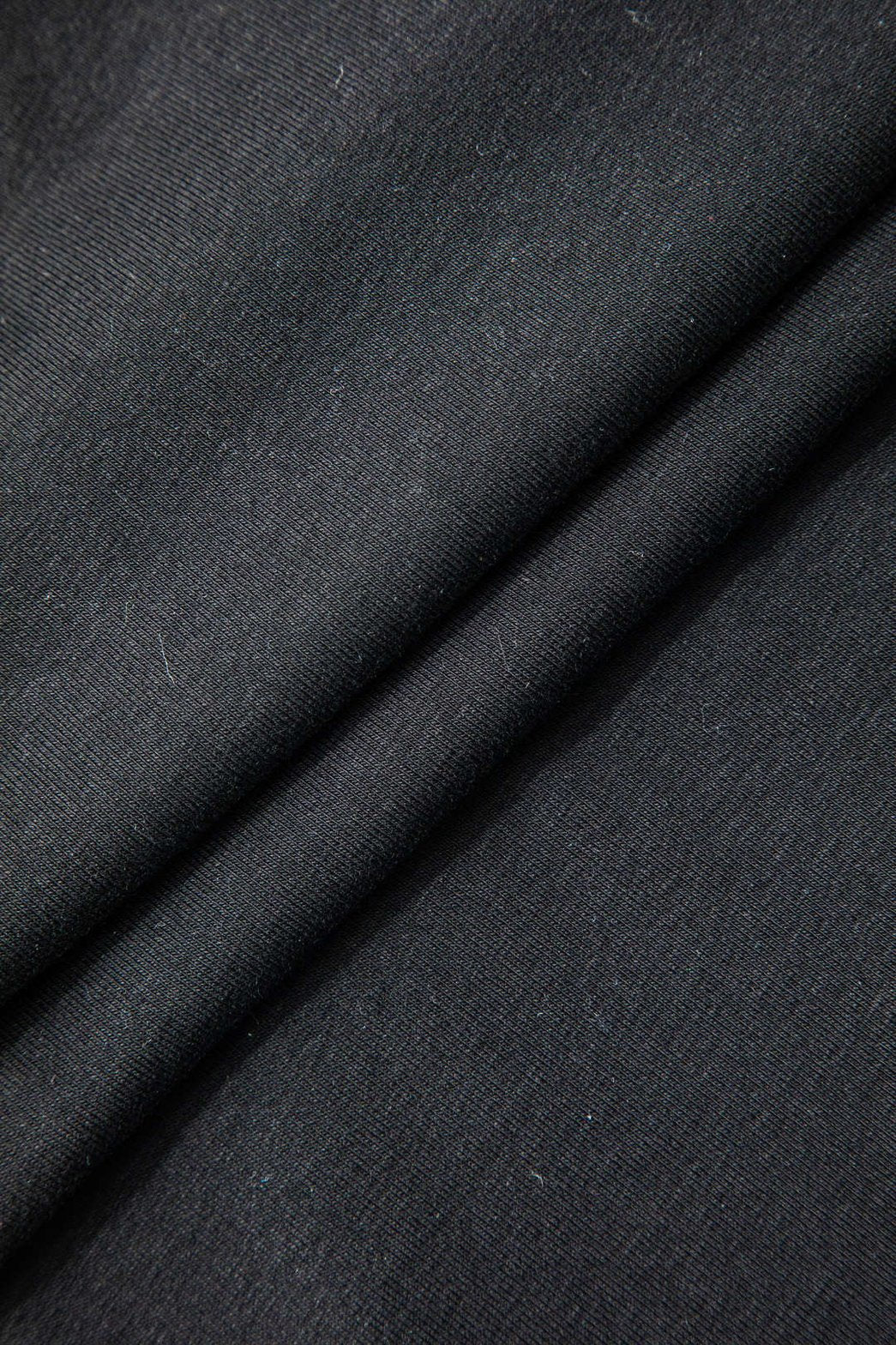 Robe fendue dos nu noire chic jersey