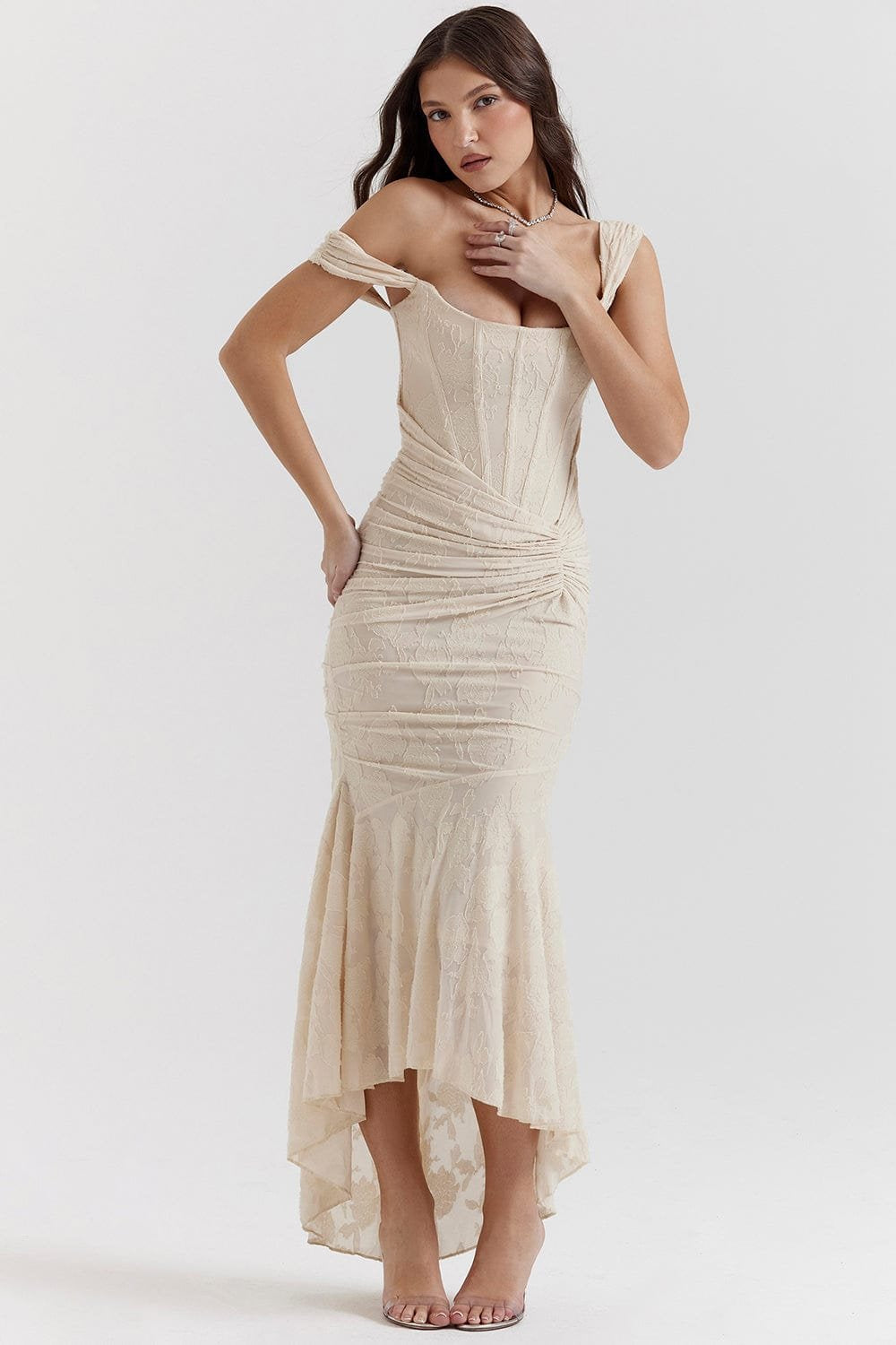 Robe moulante glamour cristal