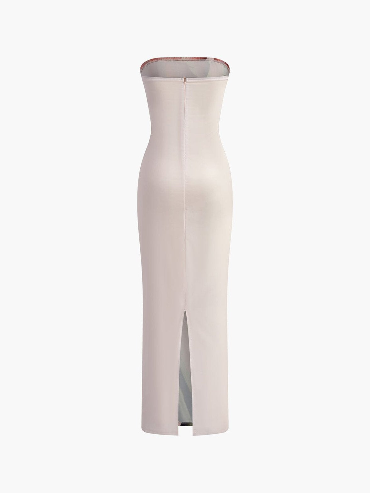 Robe satin floral détail tissu radieuse