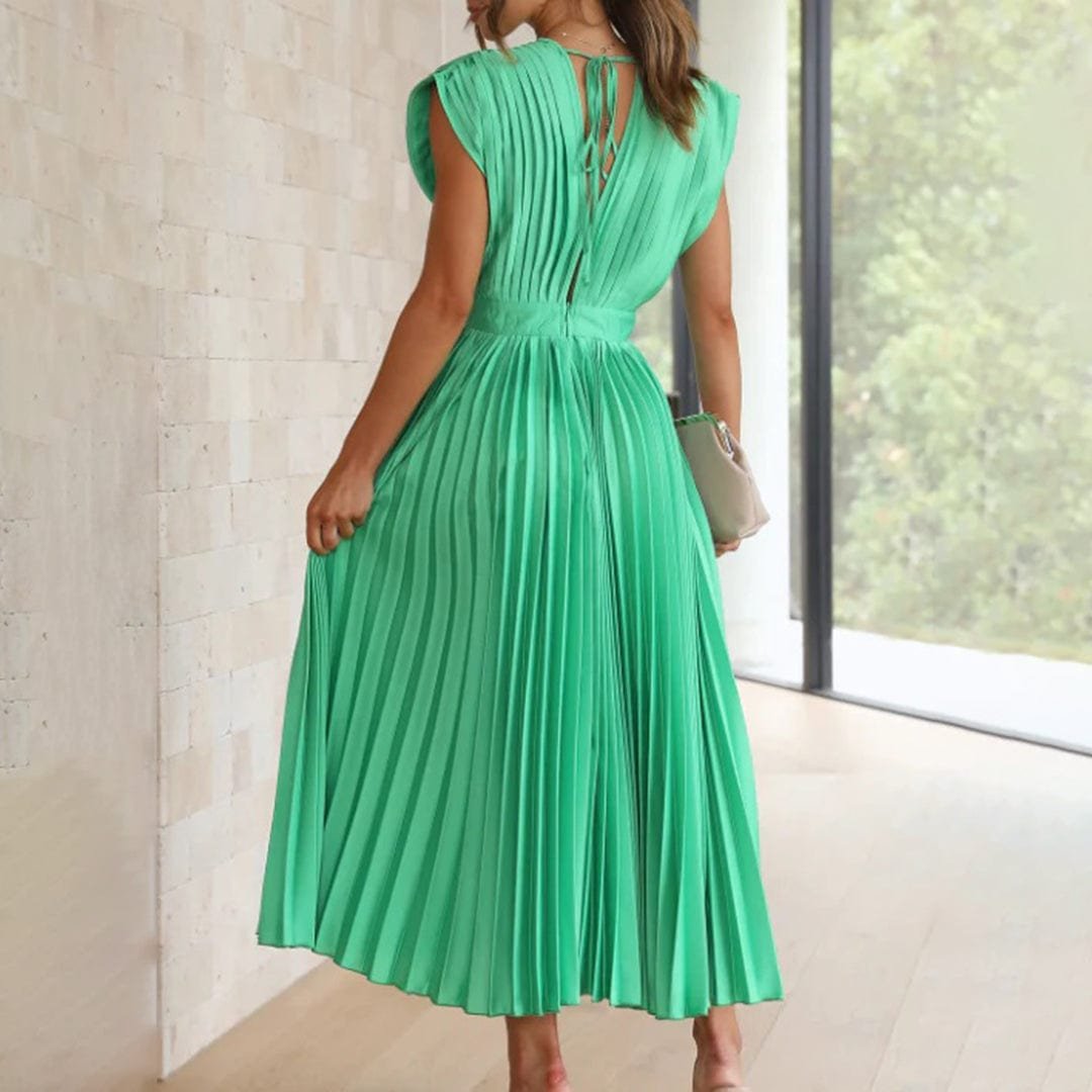Robe Plissée Élégante Multi-Occasions