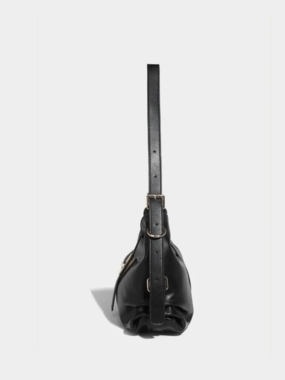 Sac porté épaule cuir noir nuage