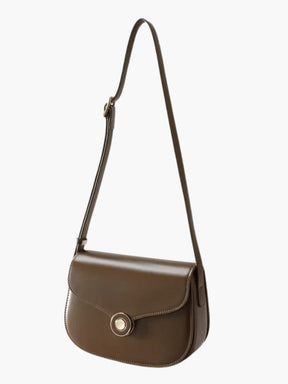 Sac bandoulière détail couture rubis