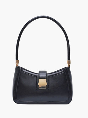 Sac à bandoulière noir élégant papillon