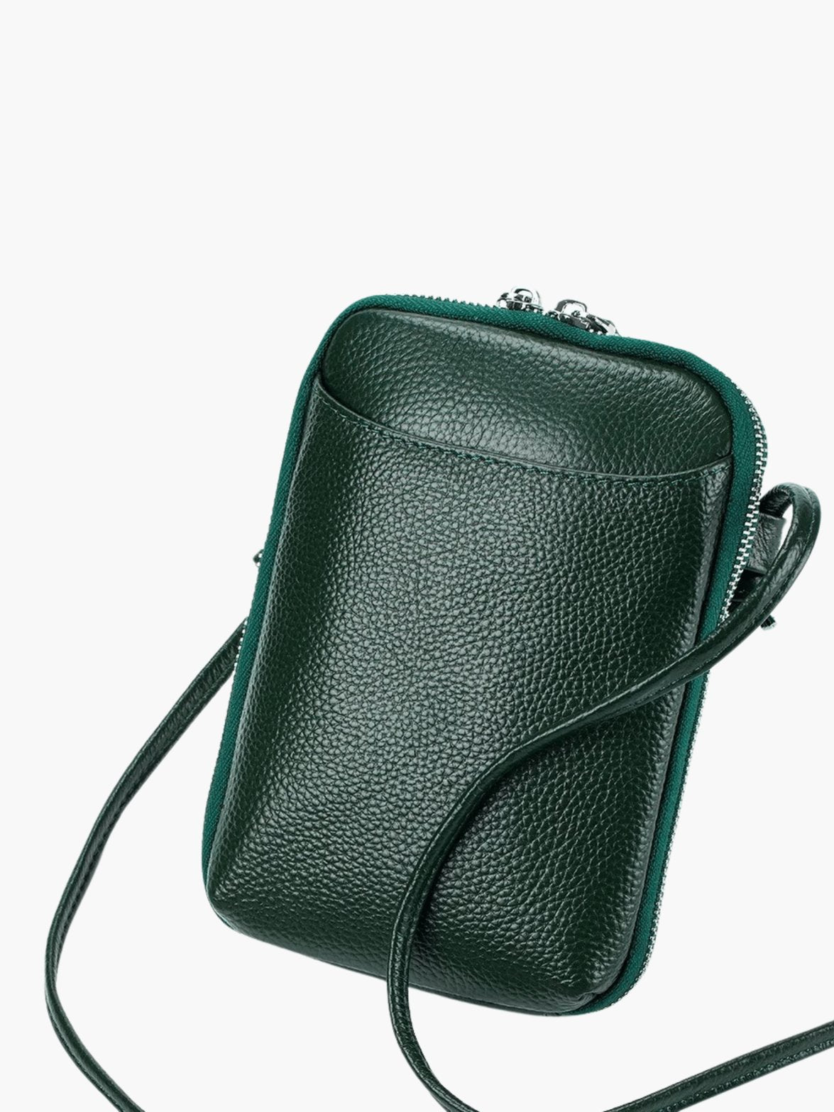 Vue arrière sac cuir noir océan