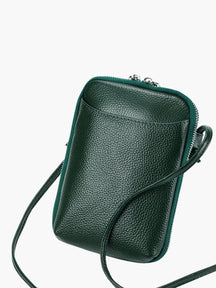 Vue arrière sac cuir noir océan