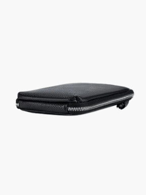Vue intérieure sac cuir compartiments nuage