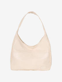 Détail de la anse du sac rosée