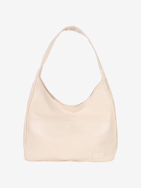 Détail de la anse du sac rosée