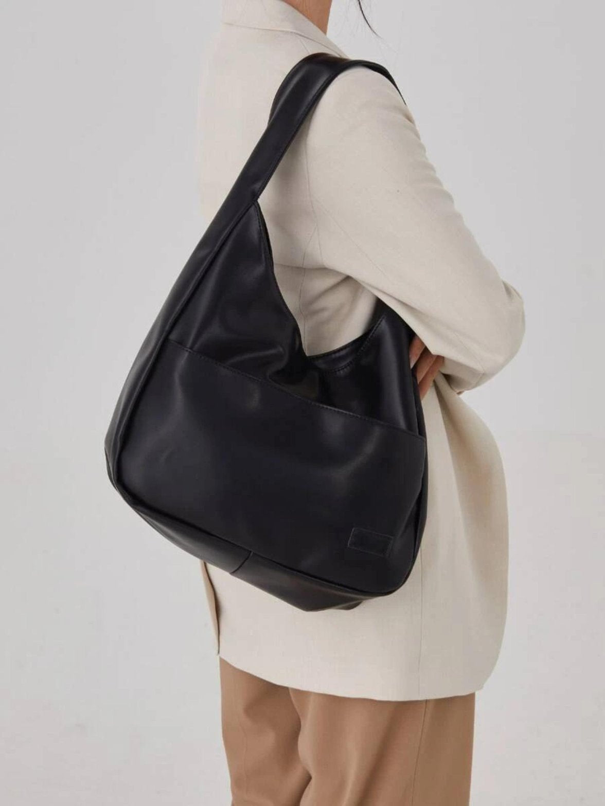 Détail de la fermeture du sac nuage