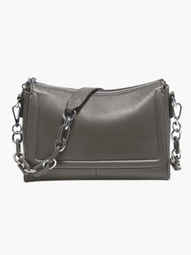 Sac bandoulière blanc vue poche lin
