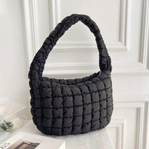 Détail matelassage sac bandoulière jade