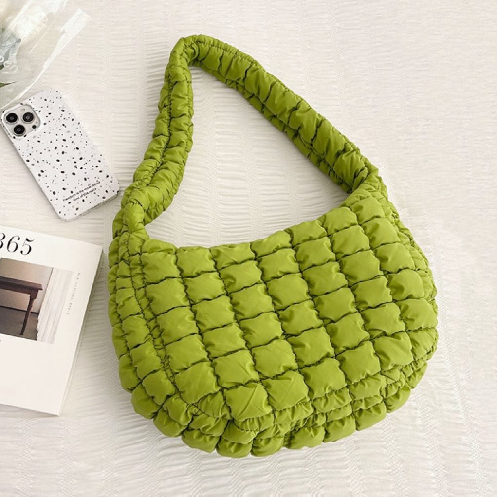 Vue intérieure sac bandoulière matelassé nuage