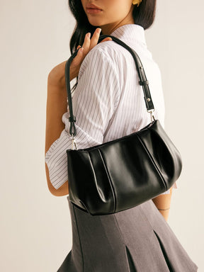 Sac bandoulière plissé détail - Douceur
