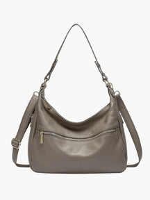 Sac croissant en cuir porté main arc